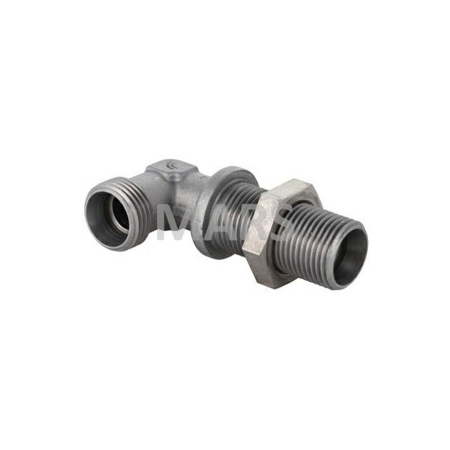 Panelové koleno 90° M18x1,5 L von/von s maticou